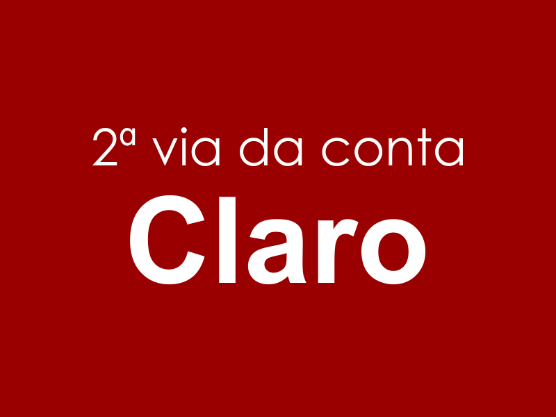 Claro 2ª via